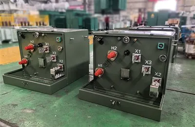 500 kVa Pad fasa tunggal dipasang pengubah